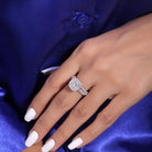 Arabella Round Solitaire Silver Ring for Women - Shinez By Baxi Jewellers