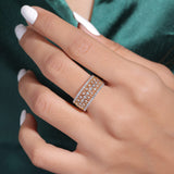 Yami Designer Silver Band for Women - Shinez By Baxi Jewellers