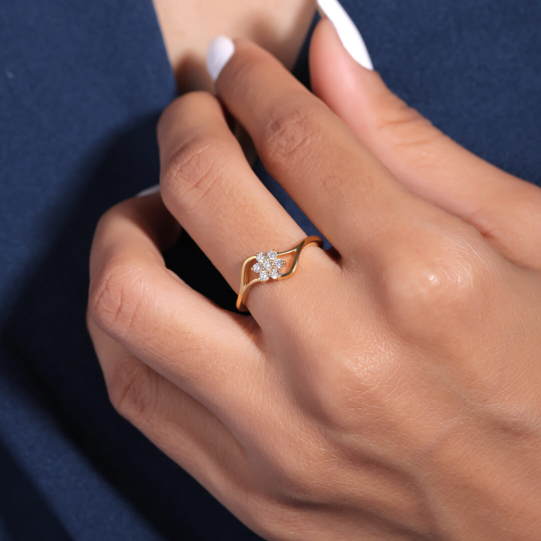 Rein Daily Wear Silver Ring for Women - Shinez By Baxi Jewellers