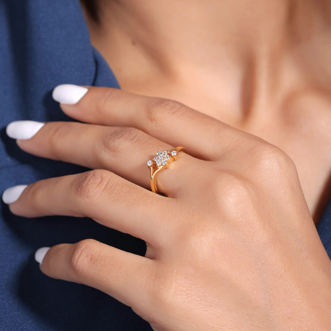 Merly Daily Wear Silver Ring for Women - Shinez By Baxi Jewellers