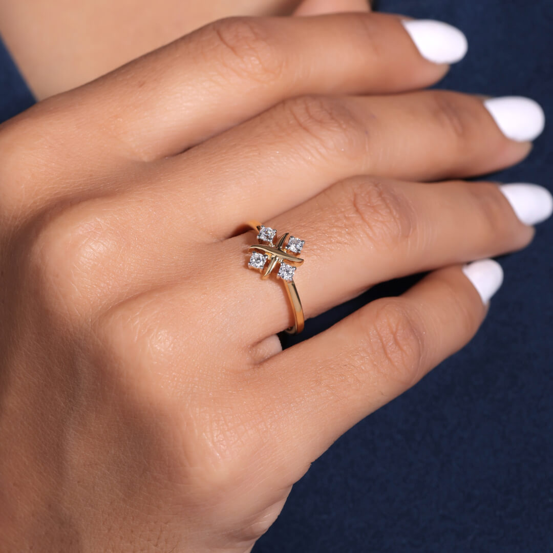 Beth Daily Wear Silver Ring for Women - Shinez By Baxi Jewellers