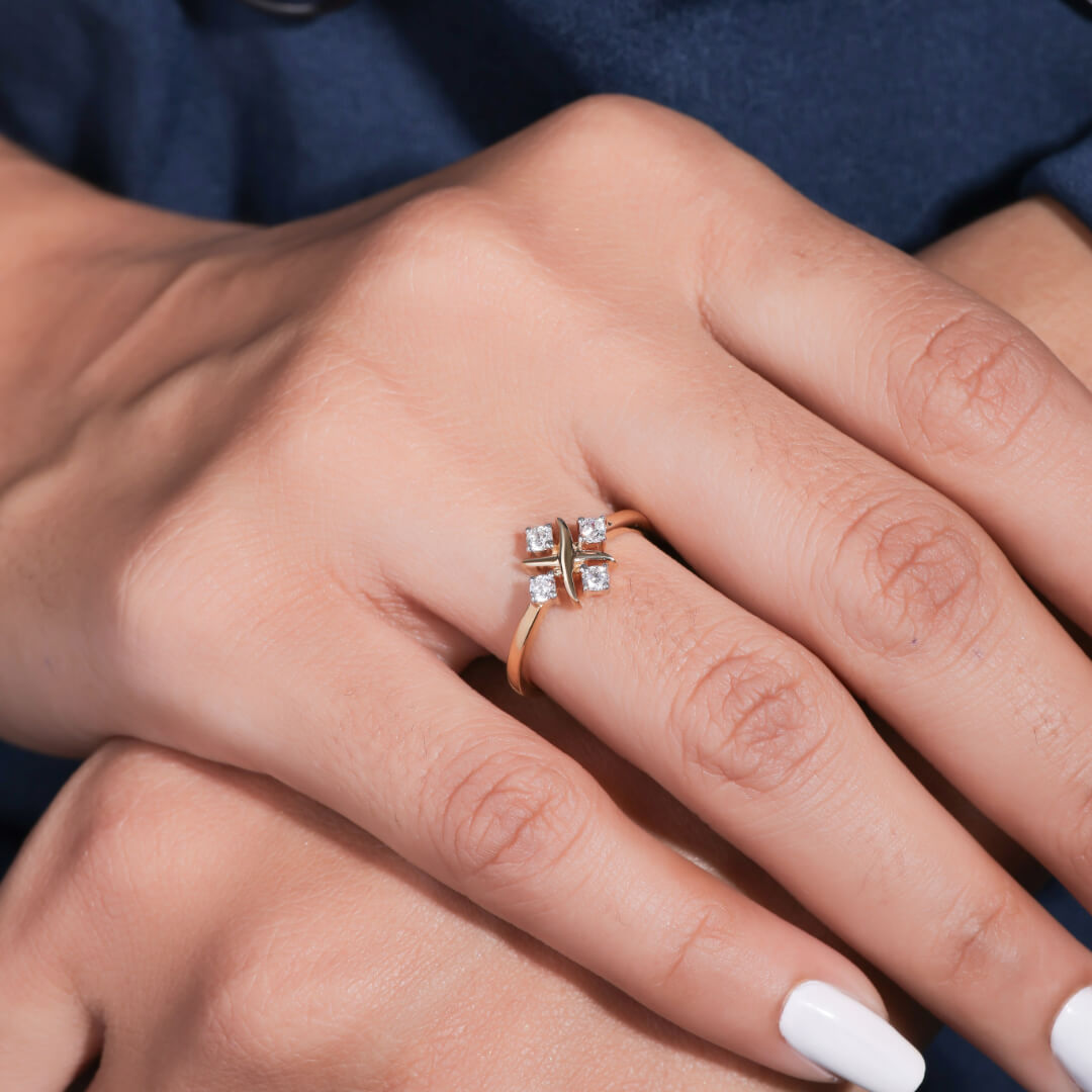 Beth Daily Wear Silver Ring for Women - Shinez By Baxi Jewellers