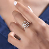 Zeea Silver Ring for Women - Shinez By Baxi Jewellers