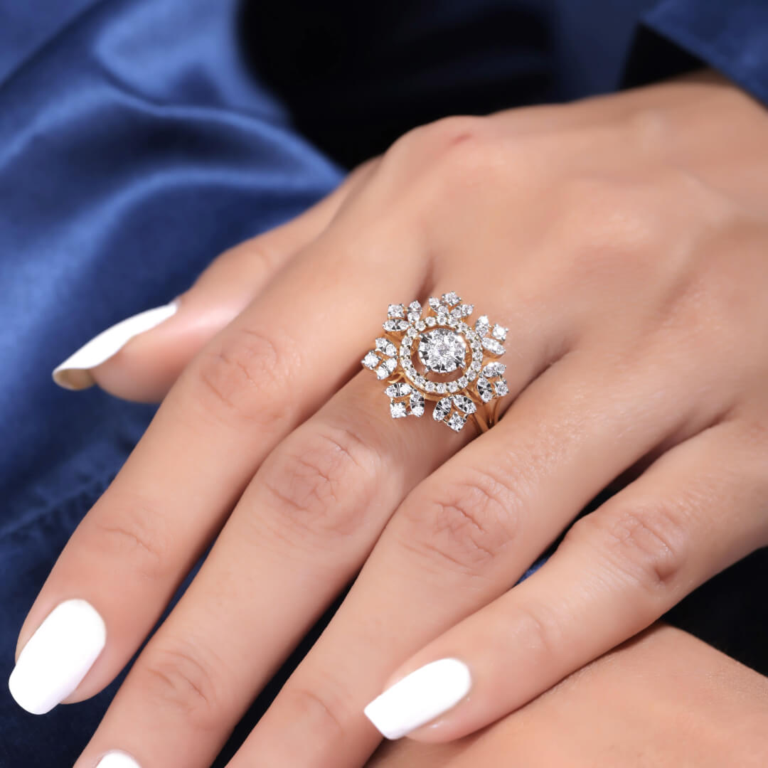 Nitala Silver Fashion Ring For Women - Shinez By Baxi Jewellers