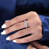 Romilly Solitaire Silver Ring for Women - Shinez By Baxi Jewellers