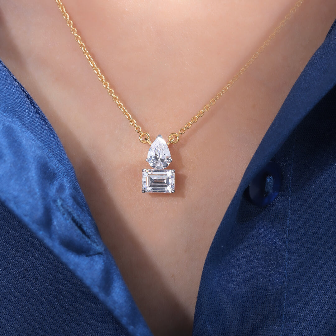 Rili Toi Et Moi Silver Pendant For Women - Shinez By Baxi Jewellers