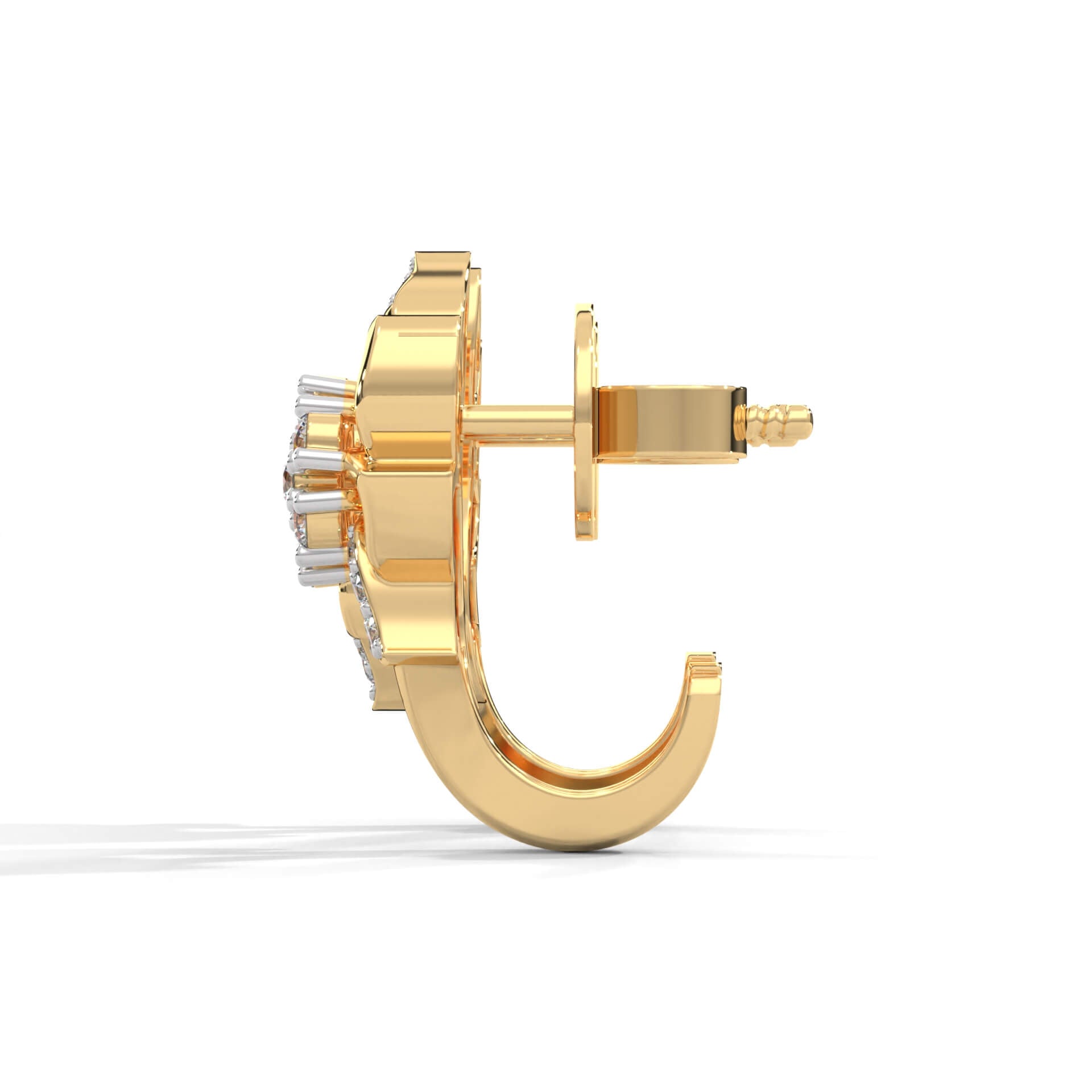 Selona Silver Earrings for Women | 22KT Gold Vermeil - Shinez By Baxi Jewellers