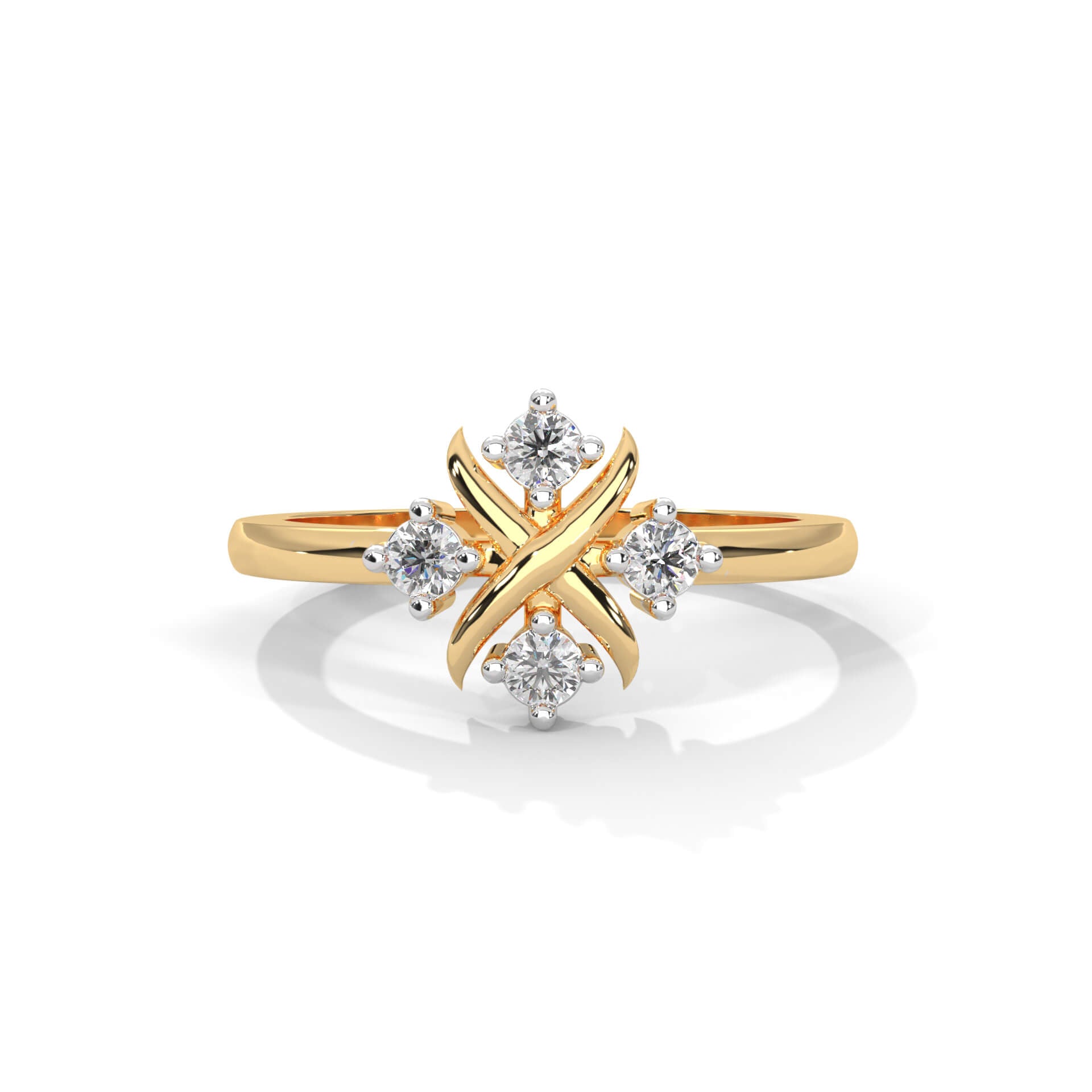 Beth Daily Wear Silver Ring for Women - Shinez By Baxi Jewellers