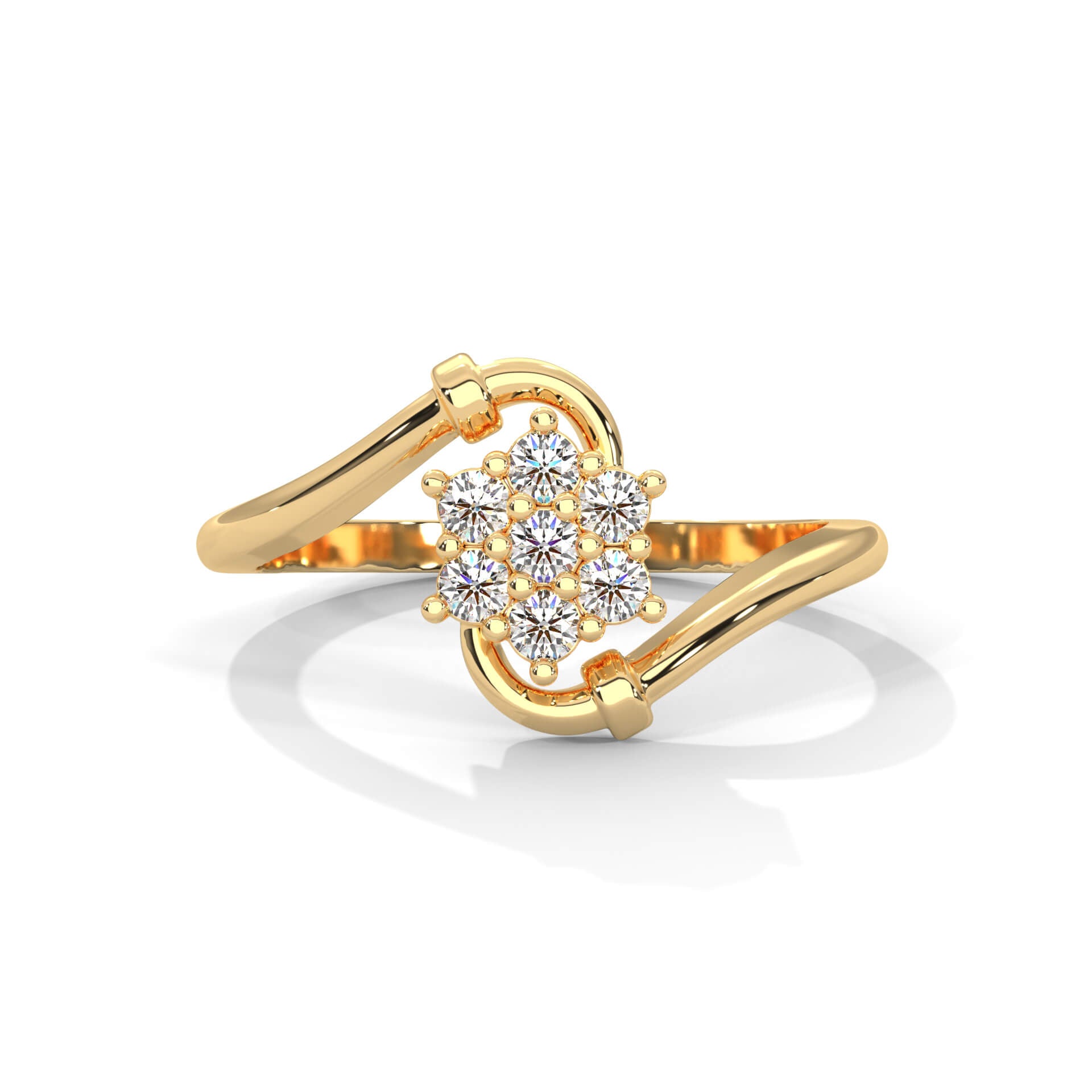 Michal Daily Wear Silver Ring for Women - Shinez By Baxi Jewellers