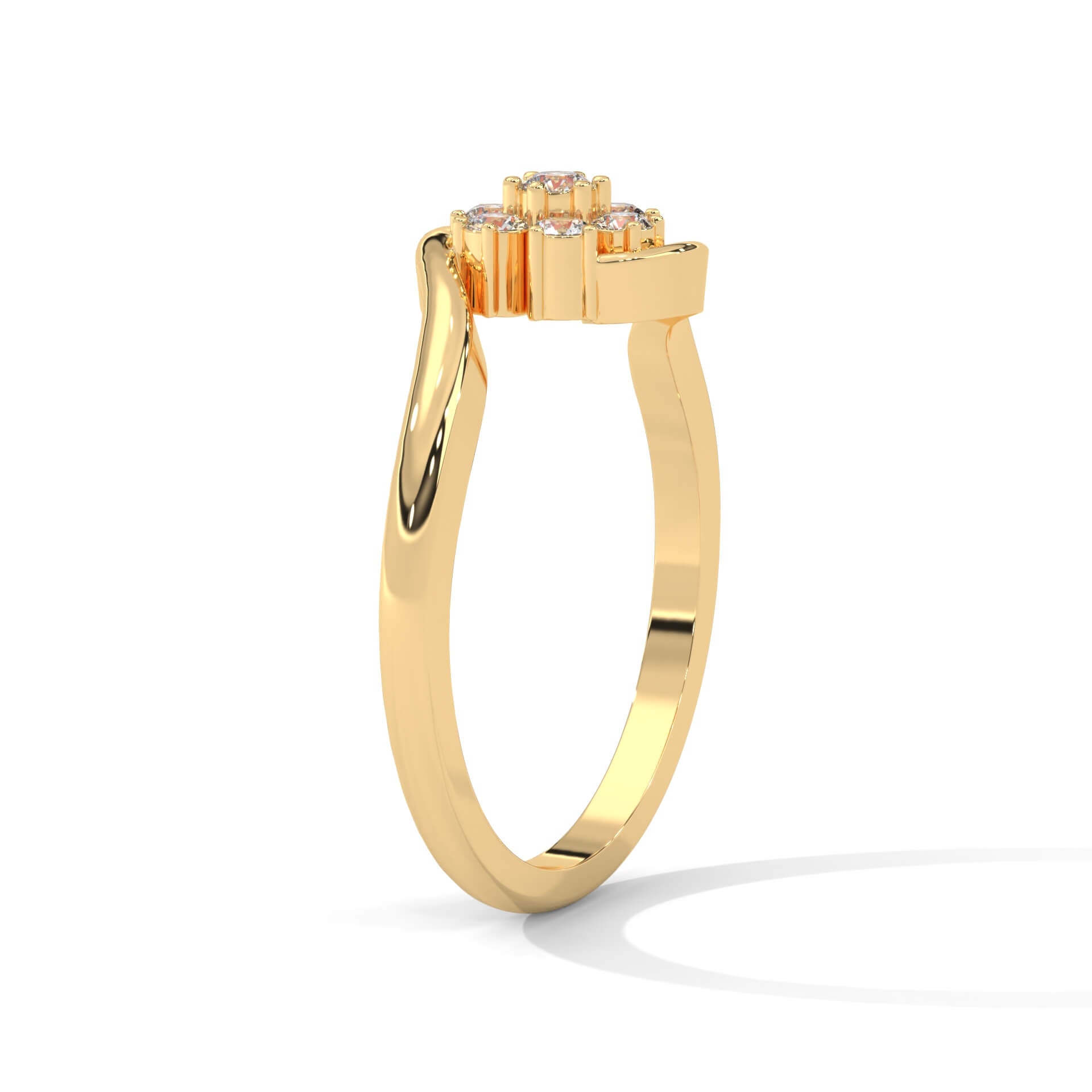 Efan Daily Wear Silver Ring for Women - Shinez By Baxi Jewellers