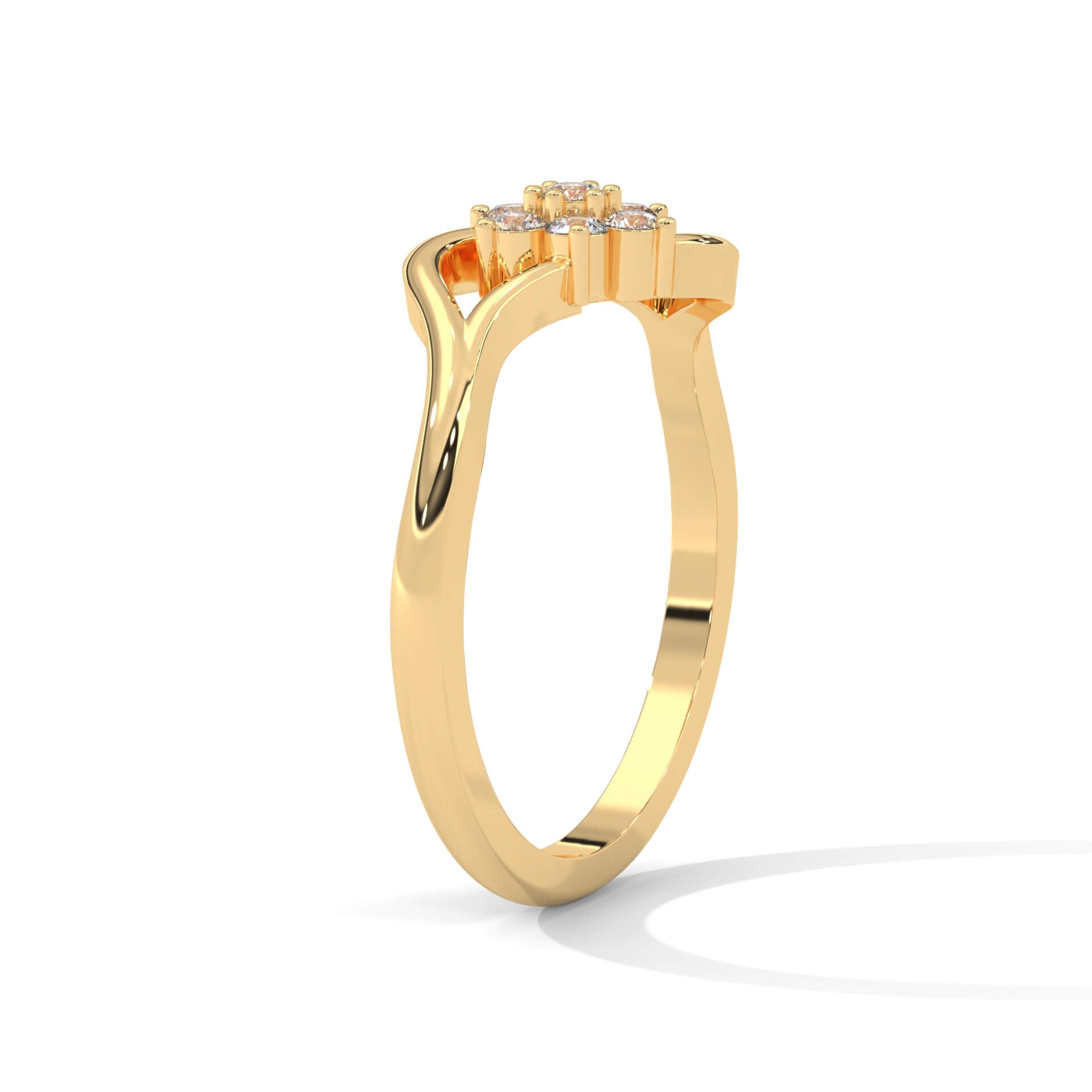 Rein Daily Wear Silver Ring for Women - Shinez By Baxi Jewellers