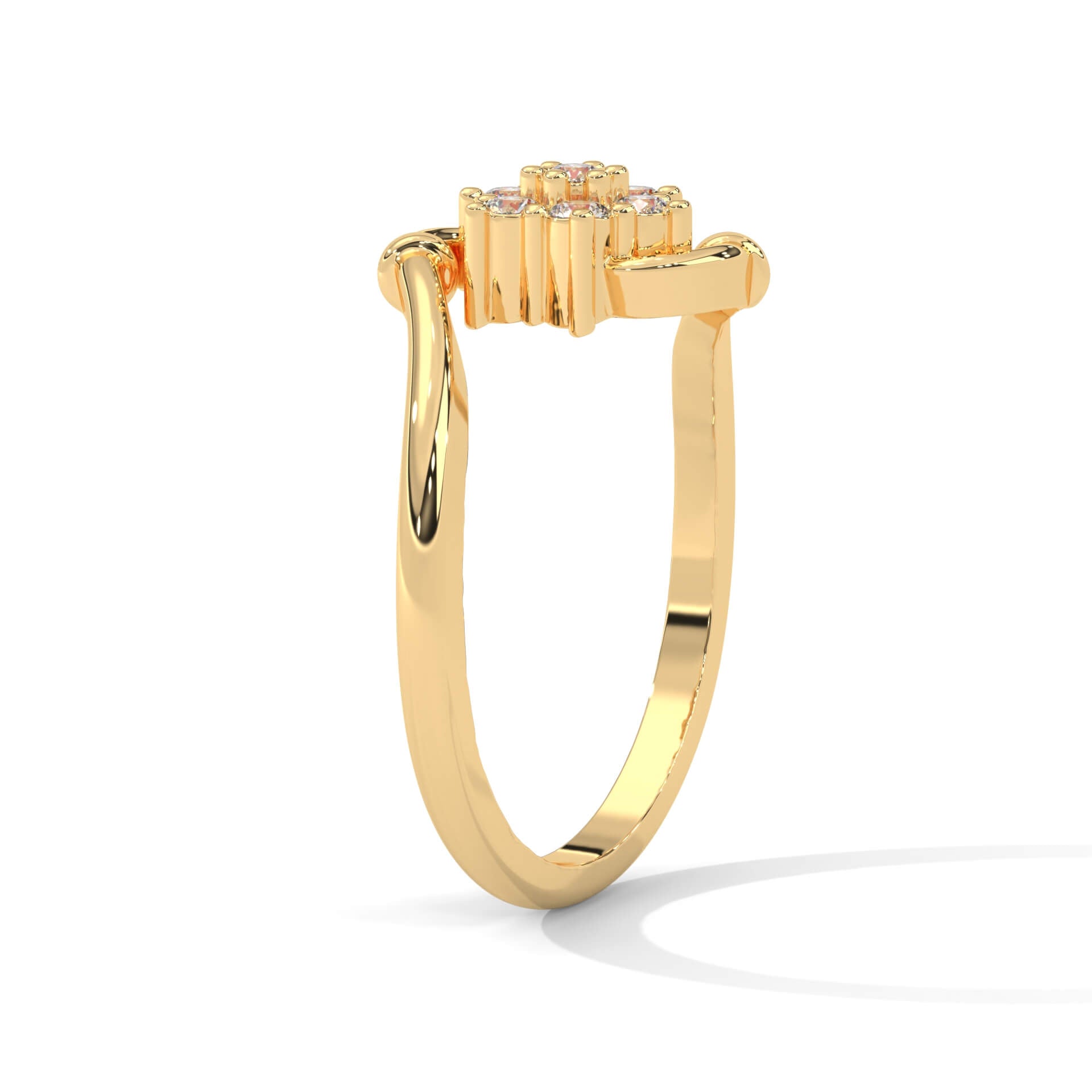 Michal Daily Wear Silver Ring for Women - Shinez By Baxi Jewellers