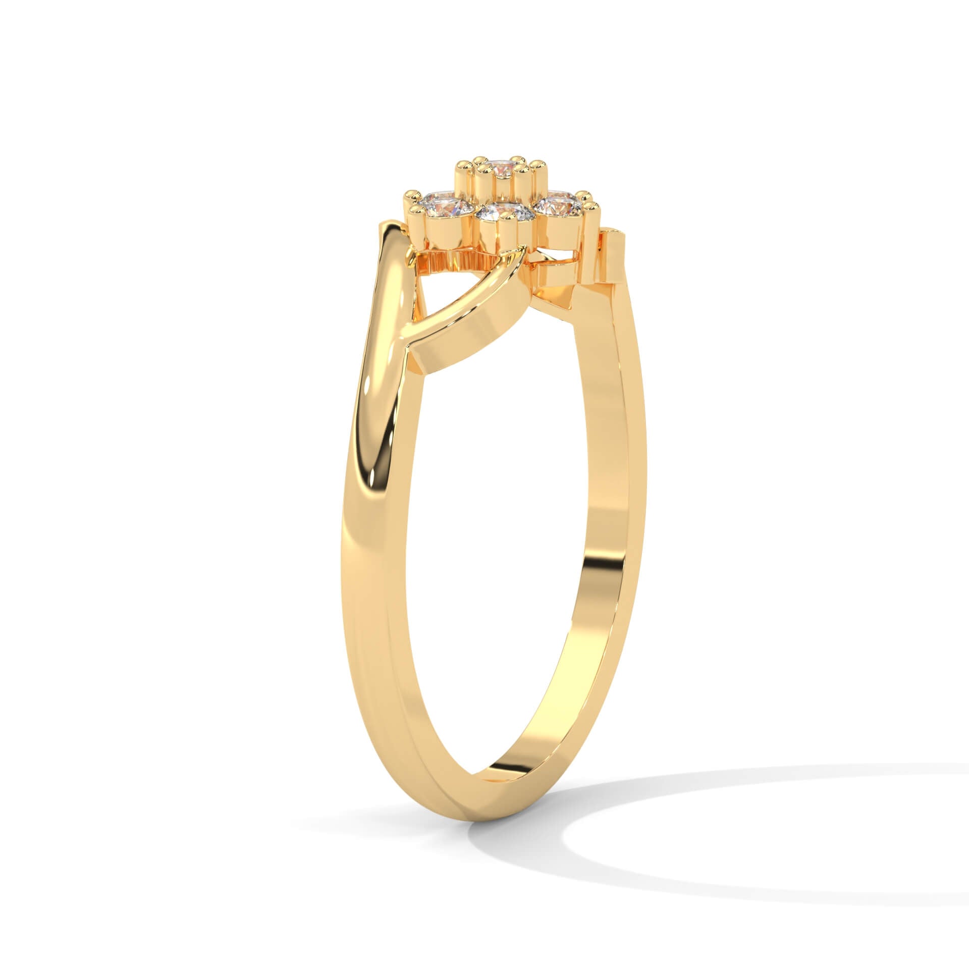 Cynara Daily Wear Silver Ring for Women - Shinez By Baxi Jewellers