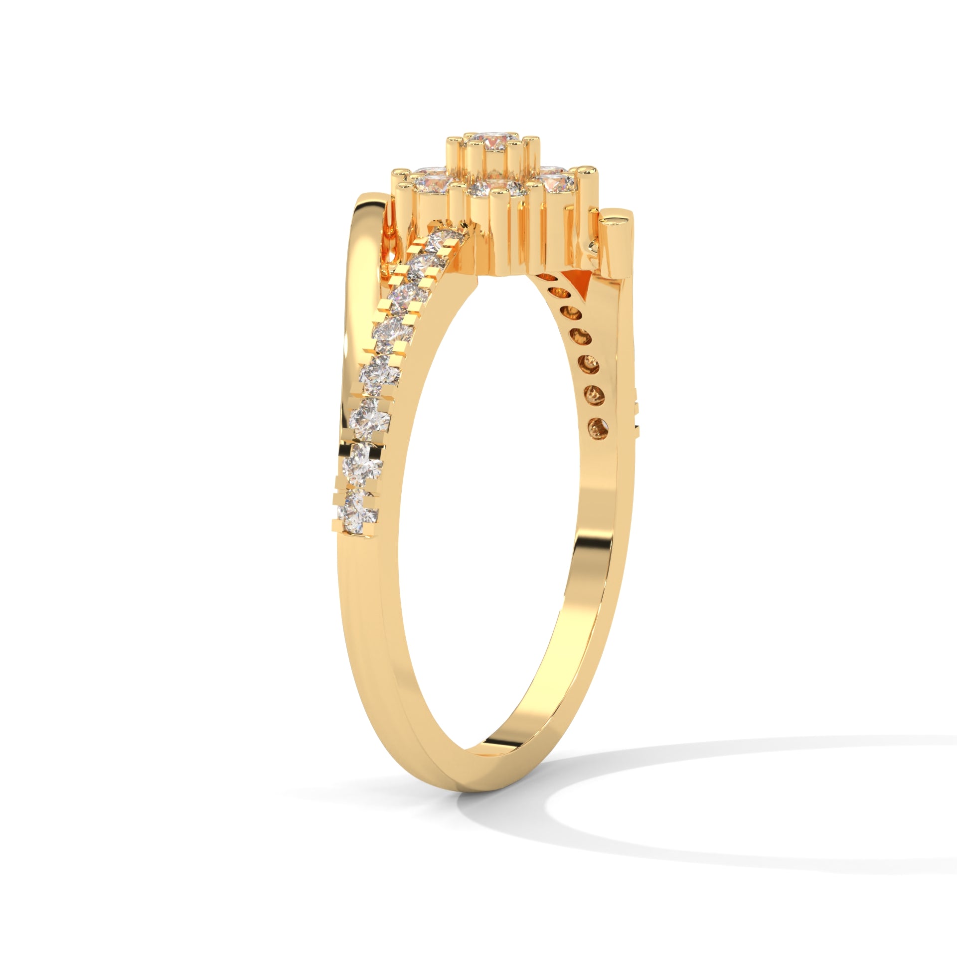 Teya Daily Wear Silver Ring for Women - Shinez By Baxi Jewellers