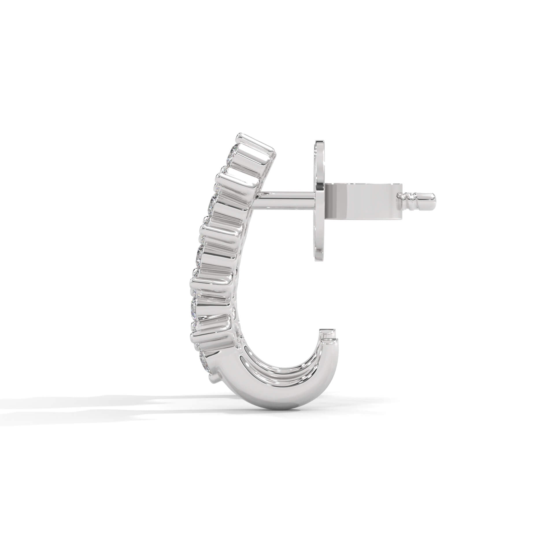 Freydis Silver Hoop Earrings for Women - Shinez By Baxi Jewellers