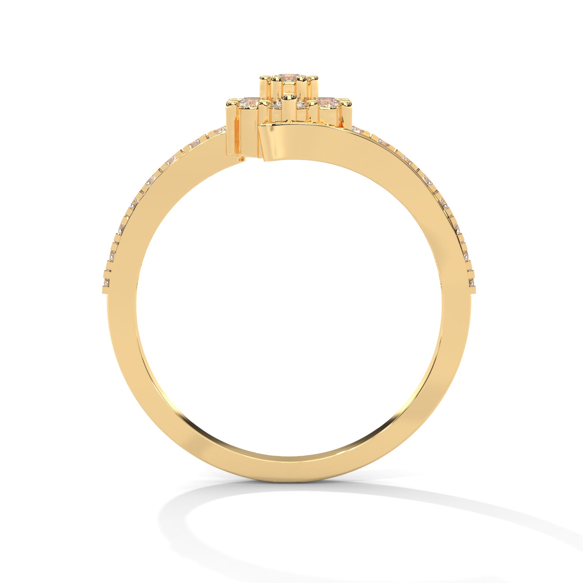 Teya Daily Wear Silver Ring for Women - Shinez By Baxi Jewellers