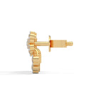 Tristana Silver Stud Earrings | 22KT Gold Vermeil - Shinez By Baxi Jewellers
