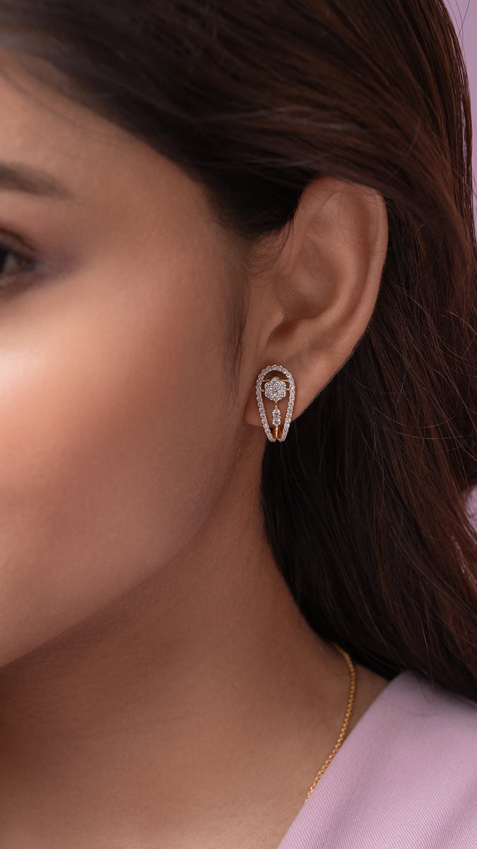 Zaina Non-Tarnish Pearl Earrings