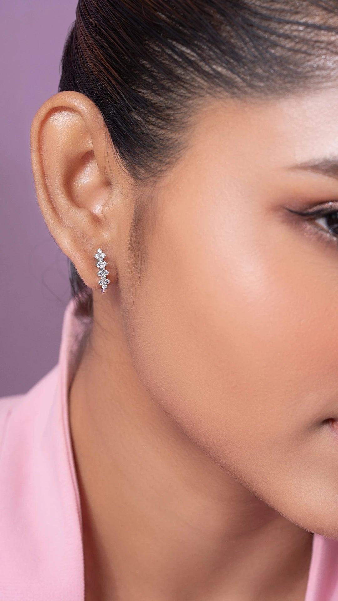 Freydis Silver Hoop Earrings for Women - Shinez By Baxi Jewellers