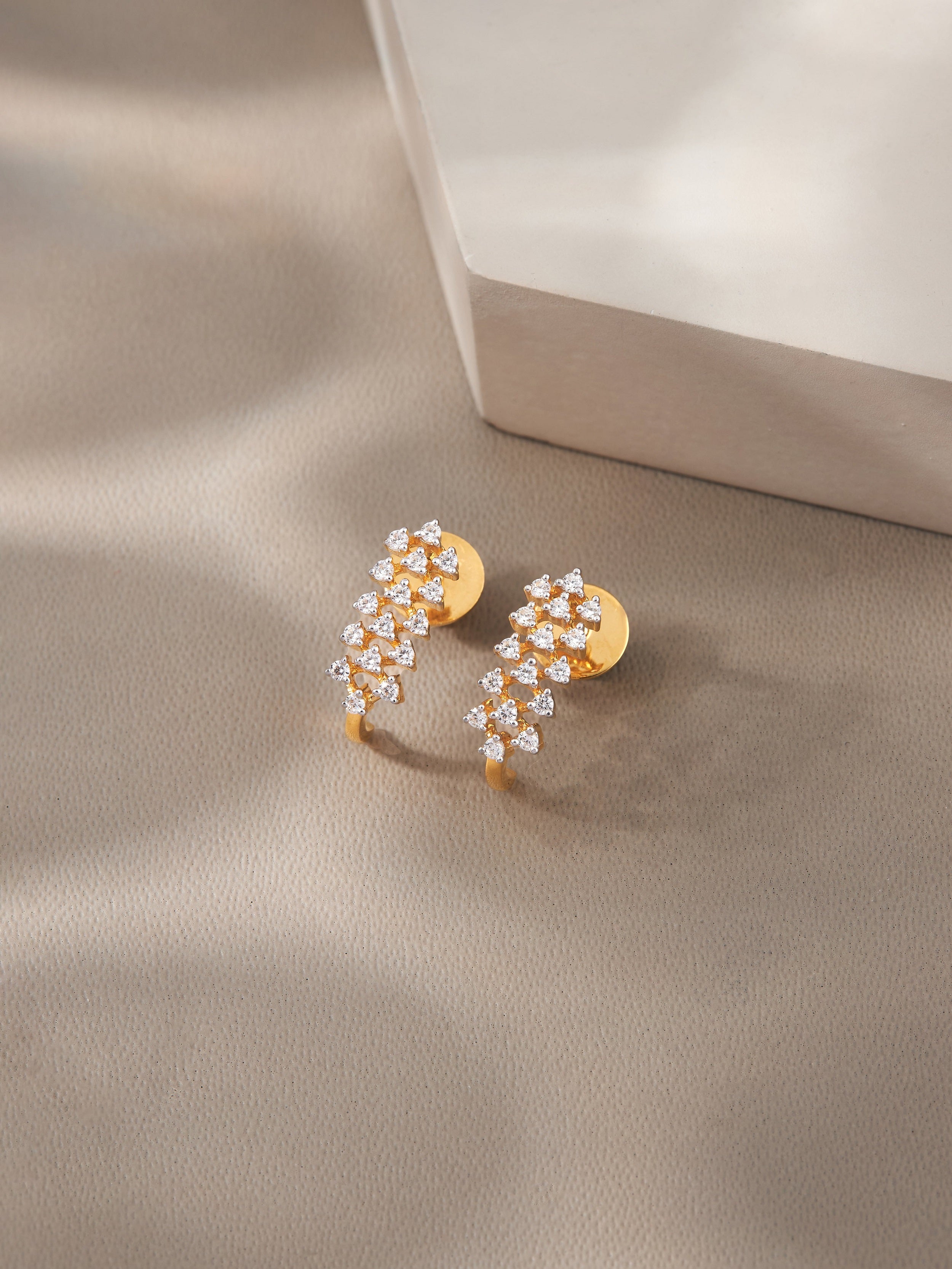 Cheeret Silver Earrings for Women | 22KT Gold Vermeil - Shinez By Baxi Jewellers