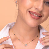 Amira Silver Mangalsutra for Women - Shinez By Baxi Jewellers