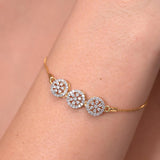 Iris Silver Loose Bracelet for Women - Shinez By Baxi Jewellers