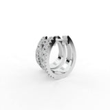 Keon Silver Hoop Earrings for Women - Shinez By Baxi Jewellers