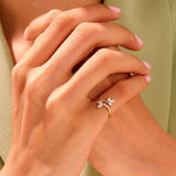 Koru Fancy Silver Ring for Women - Shinez By Baxi Jewellers