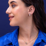 Linn Silver Hoop Earrings for Women - Shinez By Baxi Jewellers