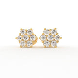 Shyla Tiny Silver Stud Earrings for Women - Shinez By Baxi Jewellers