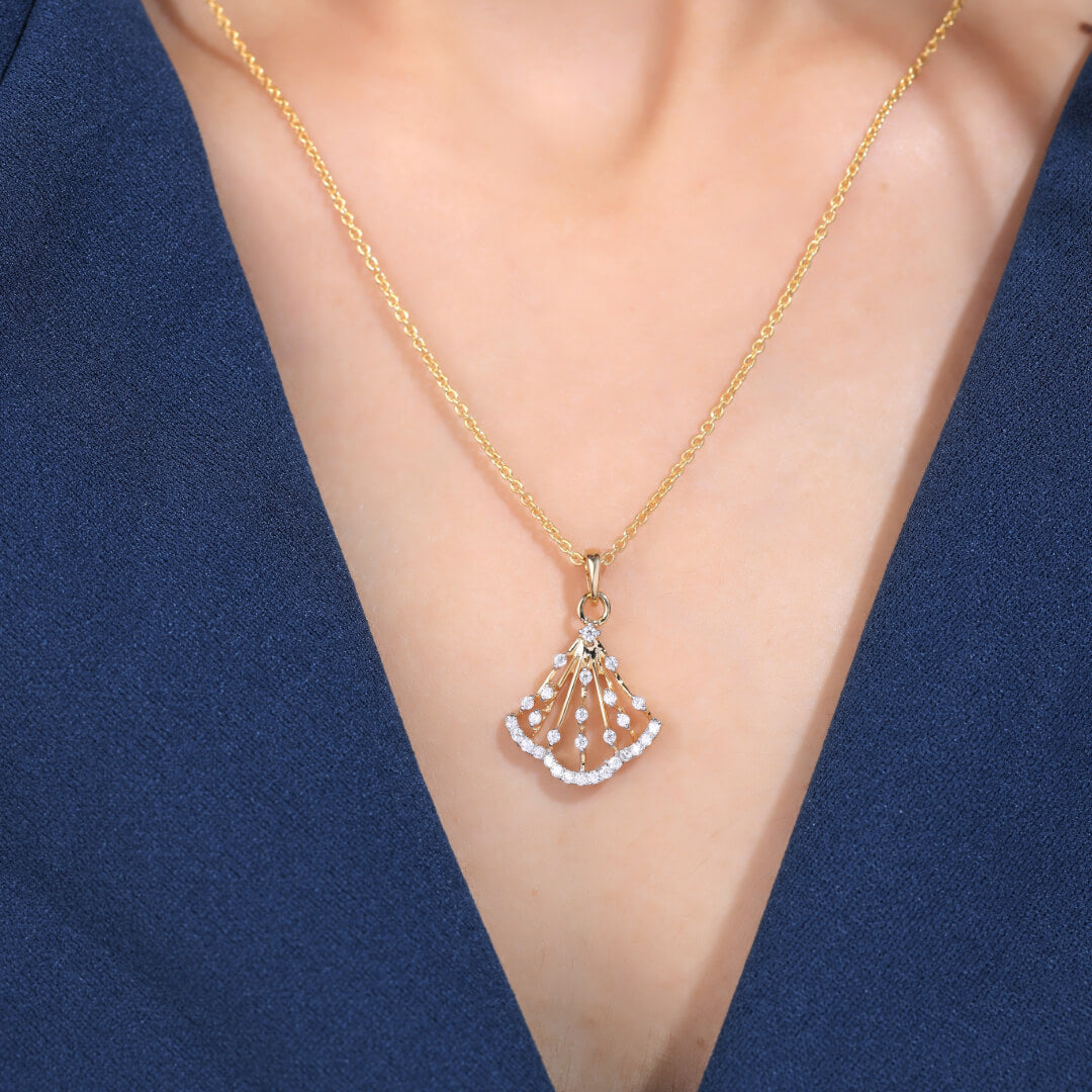 Eliane Silver Pendant For Women - Shinez By Baxi Jewellers