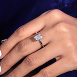 Zaver Radiant Solitaire Silver Ring for Women - Shinez By Baxi Jewellers