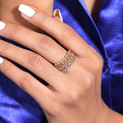 Adae Silver Ring for Women - Shinez By Baxi Jewellers