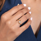 Michal Daily Wear Silver Ring for Women - Shinez By Baxi Jewellers