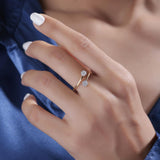 Liora Silver Ring for Women - Shinez By Baxi Jewellers