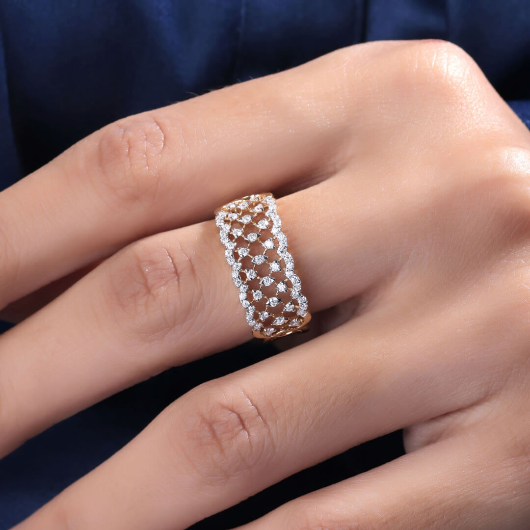 Shaey Silver Ring For Women - Shinez By Baxi Jewellers