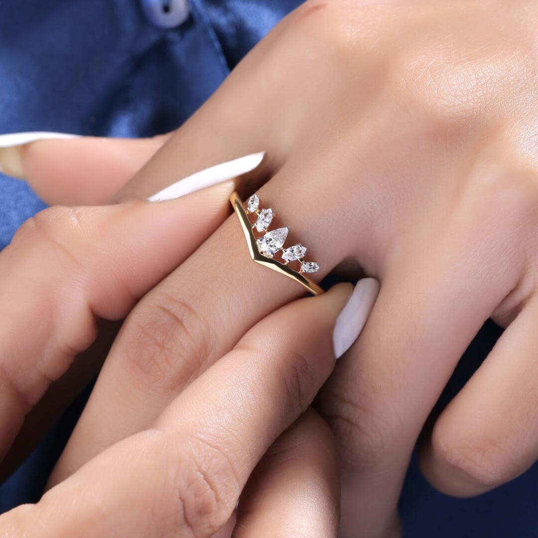 Jayki Silver Ring for Women - Shinez By Baxi Jewellers