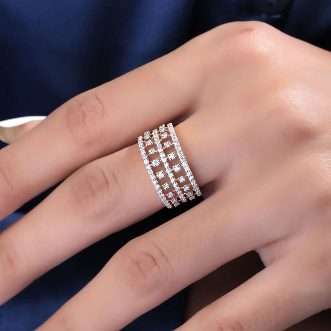 Ethan Silver Band For Women - Shinez By Baxi Jewellers