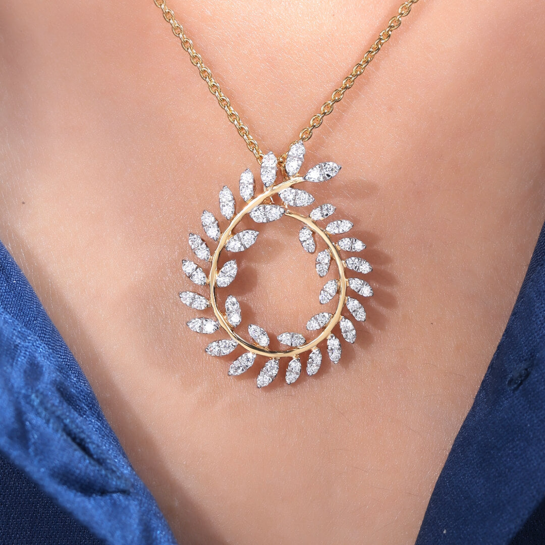 Karima Silver Pendant For Women - Shinez By Baxi Jewellers