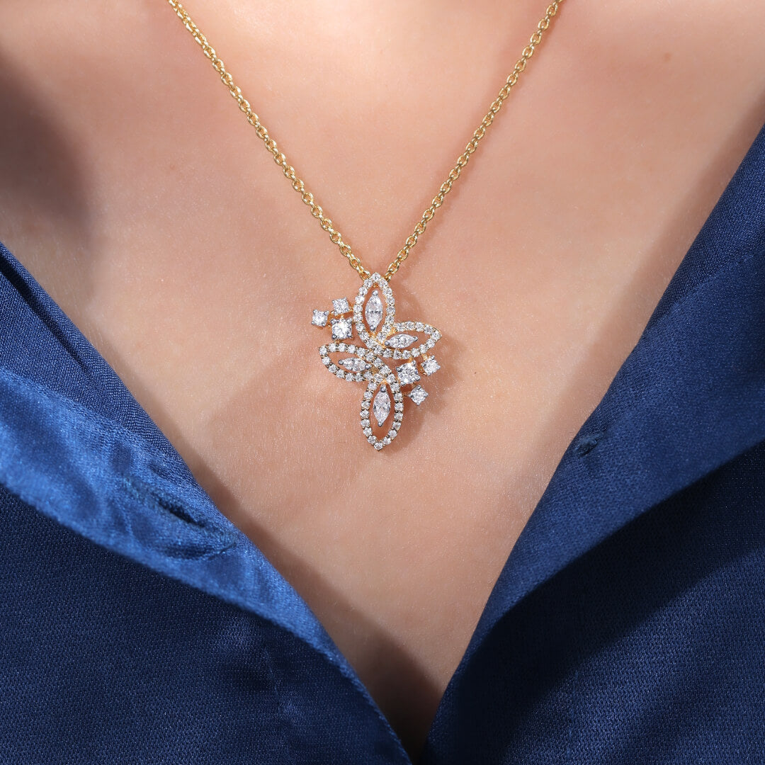 Miraya Silver Pendant For Women - Shinez By Baxi Jewellers