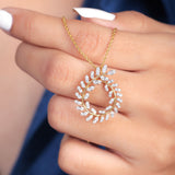 Karima Silver Pendant For Women - Shinez By Baxi Jewellers