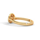 Floral Adjustable Silver Ring | 22KT Gold Vermeil - Shinez By Baxi Jewellers