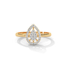 Fanica Silver Adjustable Ring | 22KT Gold Vermeil - Shinez By Baxi Jewellers