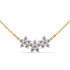 Afja Silver Pendant with chain | 22KT Gold Vermeil - Shinez By Baxi Jewellers