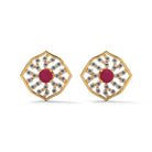 Nelia Moissanite Pendant and Earrings Set - Shinez By Baxi Jewellers