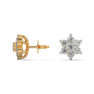 Vrinda Moissanite Pendant and Earrings Set - Shinez By Baxi Jewellers