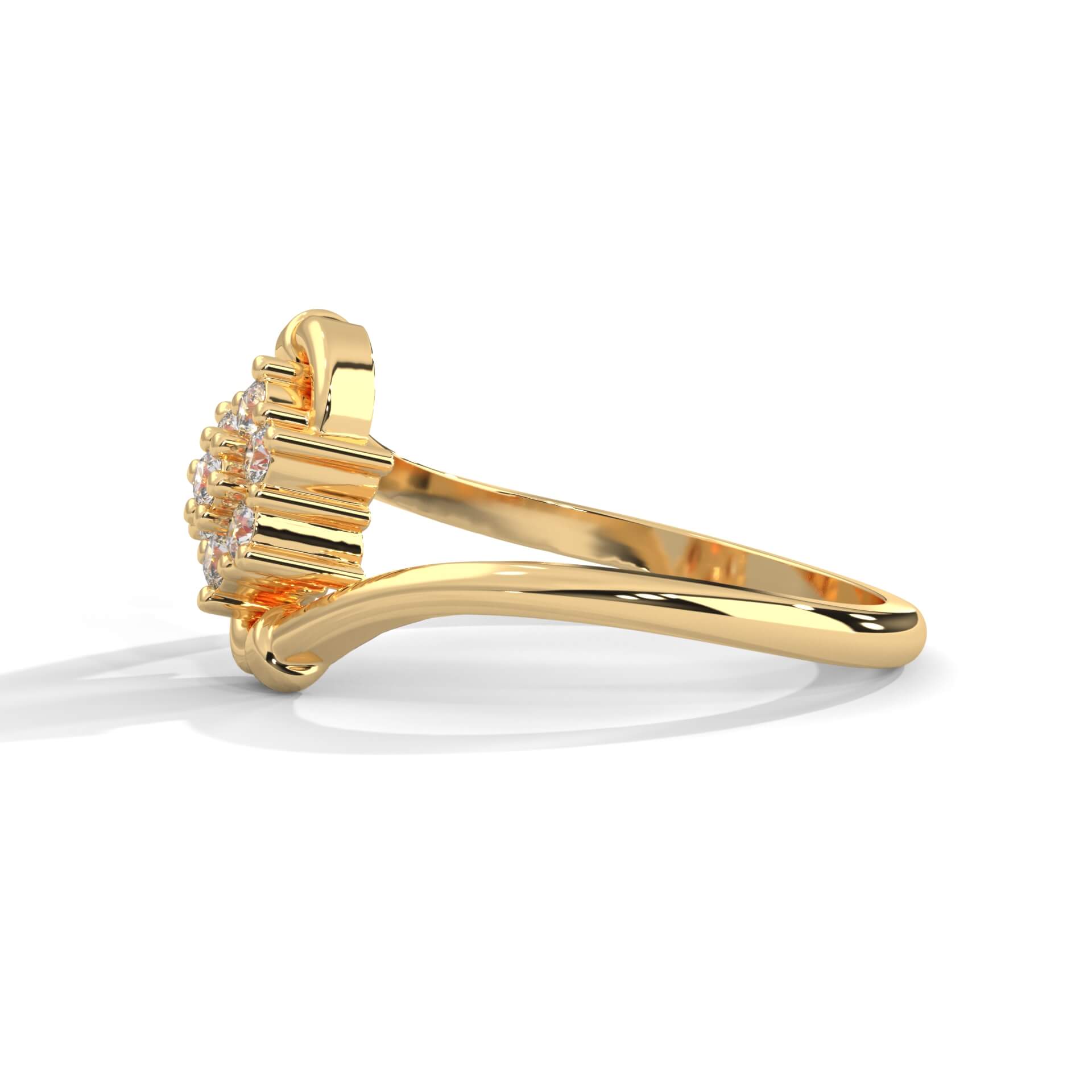 Michal Daily Wear Silver Ring for Women - Shinez By Baxi Jewellers
