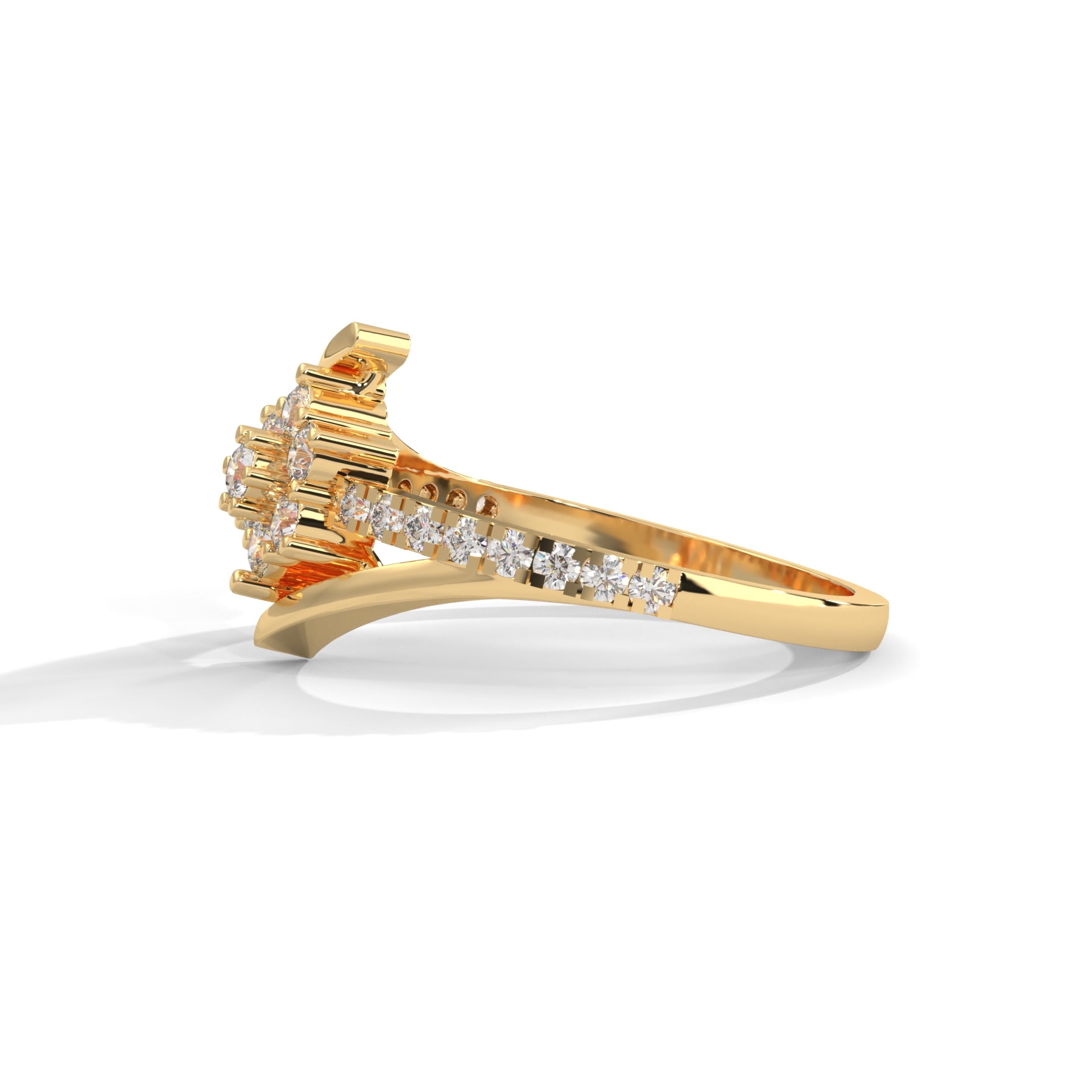 Teya Daily Wear Silver Ring for Women - Shinez By Baxi Jewellers