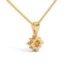 Vogue Silver Pendant with chain | 22KT Gold Vermeil - Shinez By Baxi Jewellers