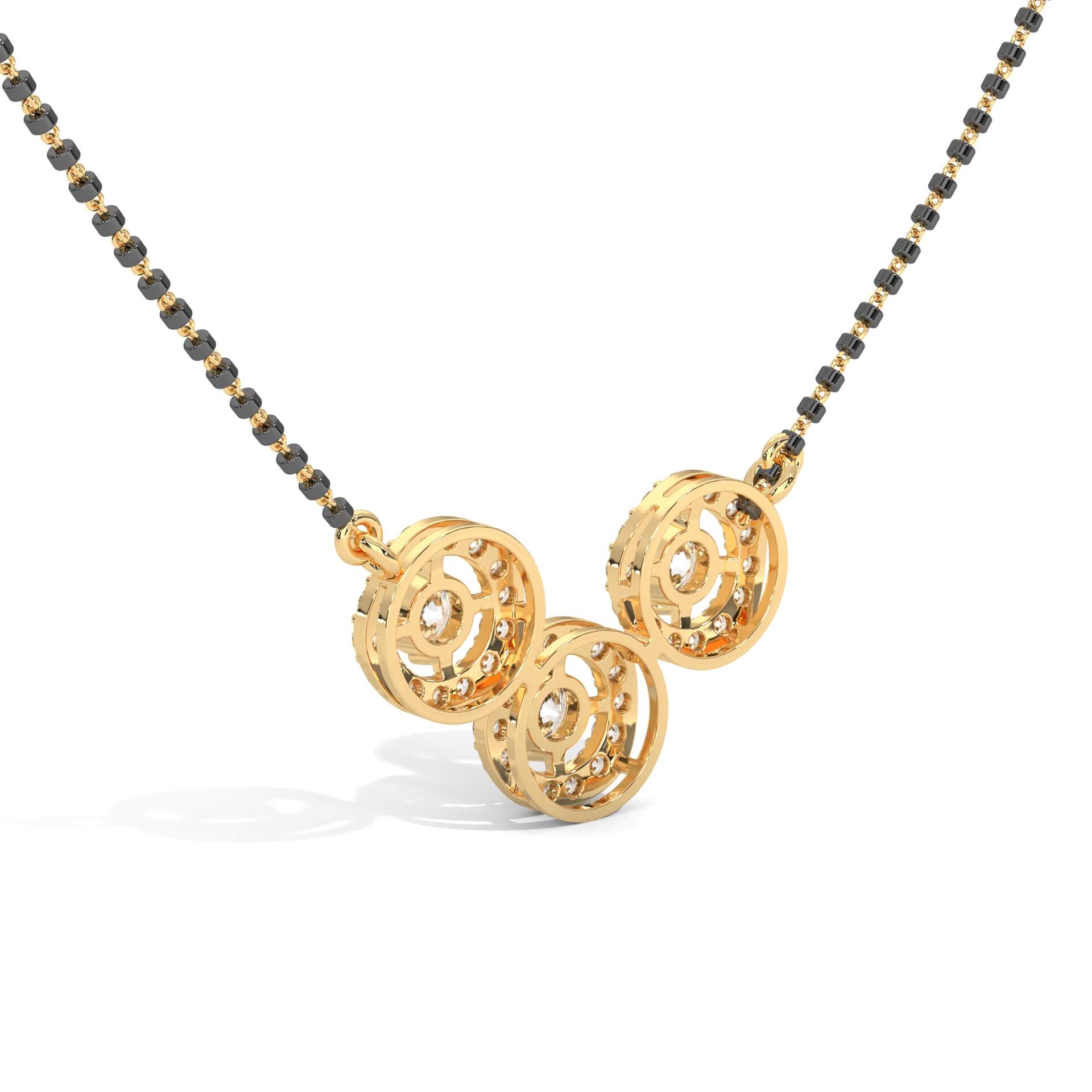 Femina Silver Mangalsutra | 22KT Gold Vermeil - Shinez By Baxi Jewellers